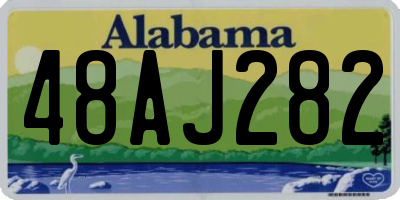 AL license plate 48AJ282