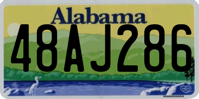 AL license plate 48AJ286