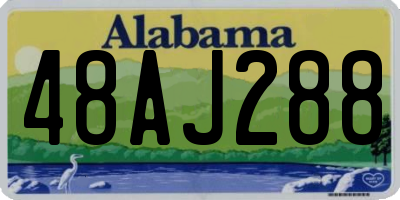 AL license plate 48AJ288