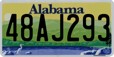 AL license plate 48AJ293