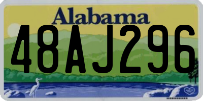AL license plate 48AJ296