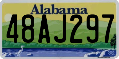 AL license plate 48AJ297