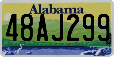 AL license plate 48AJ299