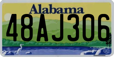 AL license plate 48AJ306