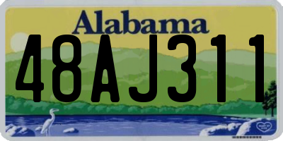AL license plate 48AJ311