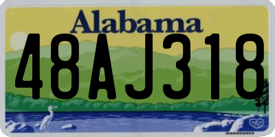 AL license plate 48AJ318