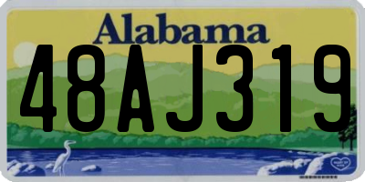 AL license plate 48AJ319