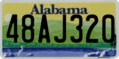 AL license plate 48AJ320