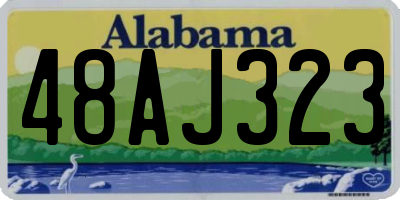 AL license plate 48AJ323