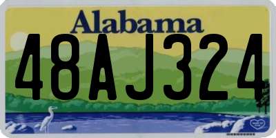 AL license plate 48AJ324