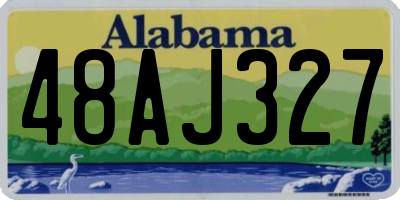AL license plate 48AJ327