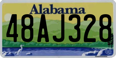 AL license plate 48AJ328