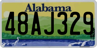 AL license plate 48AJ329