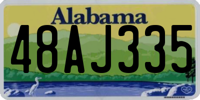 AL license plate 48AJ335
