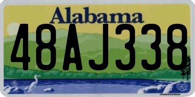 AL license plate 48AJ338