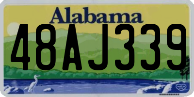 AL license plate 48AJ339