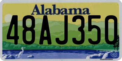 AL license plate 48AJ350
