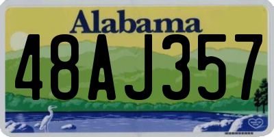 AL license plate 48AJ357