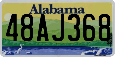 AL license plate 48AJ368
