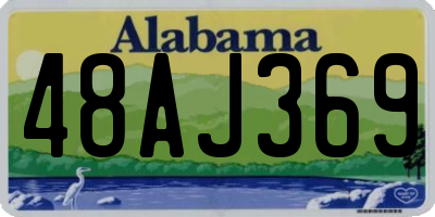 AL license plate 48AJ369