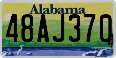 AL license plate 48AJ370