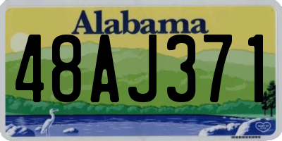 AL license plate 48AJ371