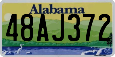 AL license plate 48AJ372