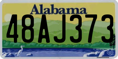 AL license plate 48AJ373