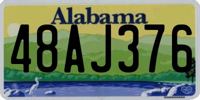 AL license plate 48AJ376