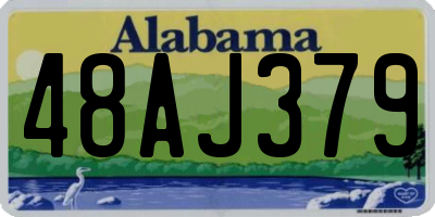 AL license plate 48AJ379