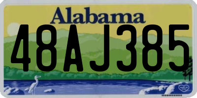 AL license plate 48AJ385