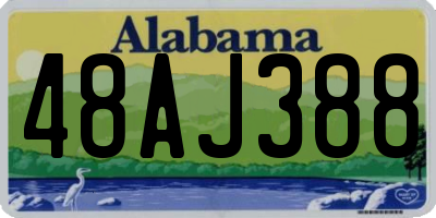 AL license plate 48AJ388