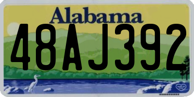 AL license plate 48AJ392