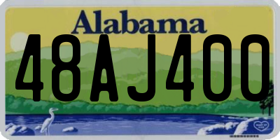 AL license plate 48AJ400