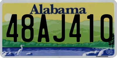 AL license plate 48AJ410