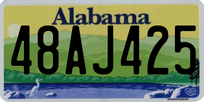 AL license plate 48AJ425