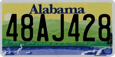 AL license plate 48AJ428