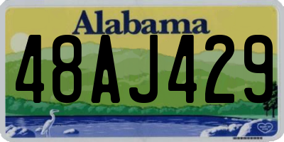 AL license plate 48AJ429