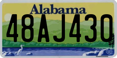 AL license plate 48AJ430