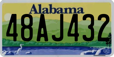 AL license plate 48AJ432
