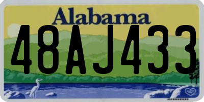 AL license plate 48AJ433