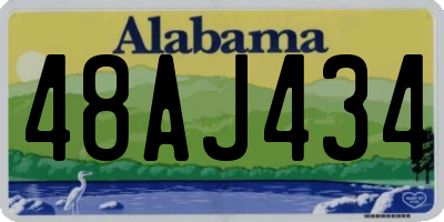 AL license plate 48AJ434
