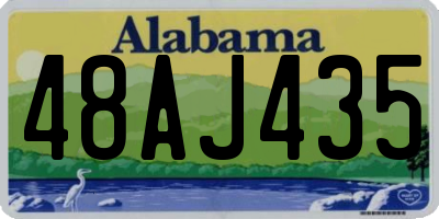 AL license plate 48AJ435