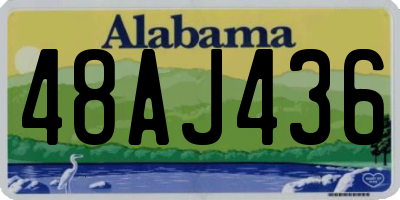 AL license plate 48AJ436