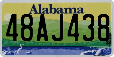 AL license plate 48AJ438