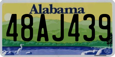 AL license plate 48AJ439