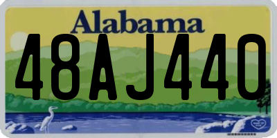 AL license plate 48AJ440