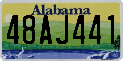 AL license plate 48AJ441
