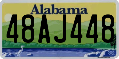 AL license plate 48AJ448