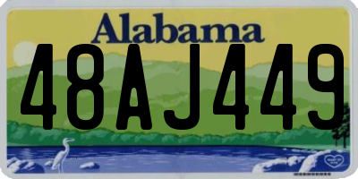 AL license plate 48AJ449